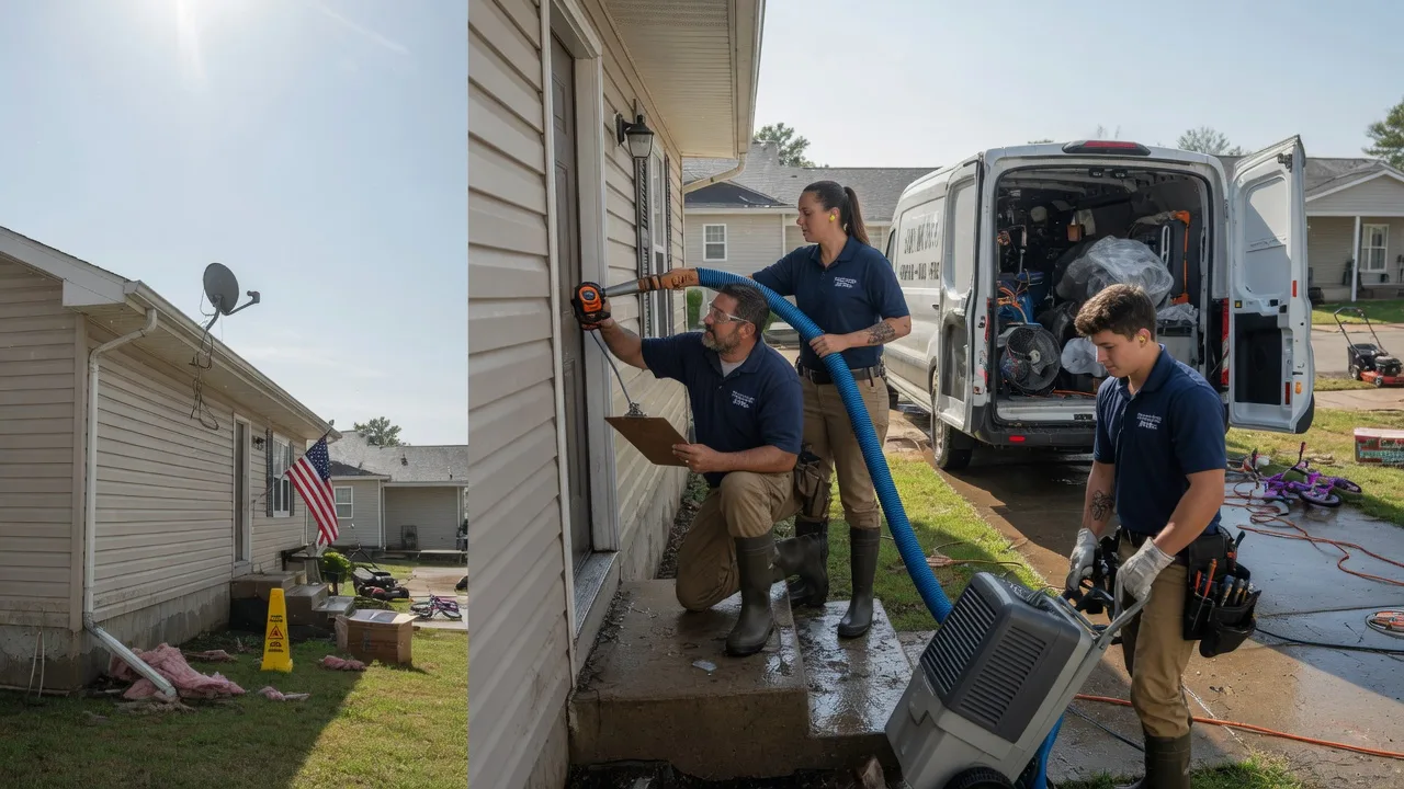 Ceiling Water Damage Restoration in La Follette, TN near me